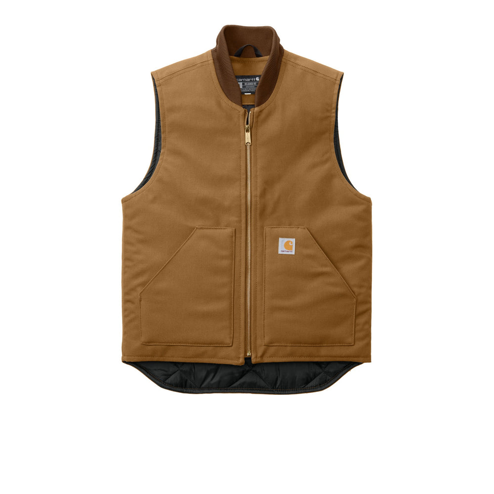Custom Carhartt Duck Vests - Carhartt Brown