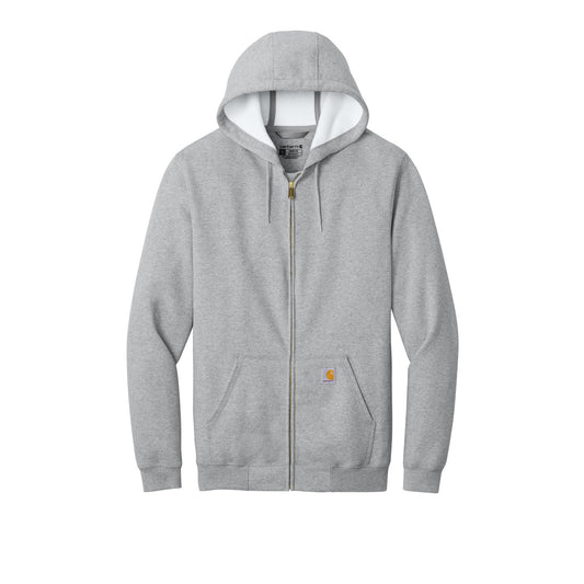 Custom Carhartt Zip Hoodies - Heather Grey
