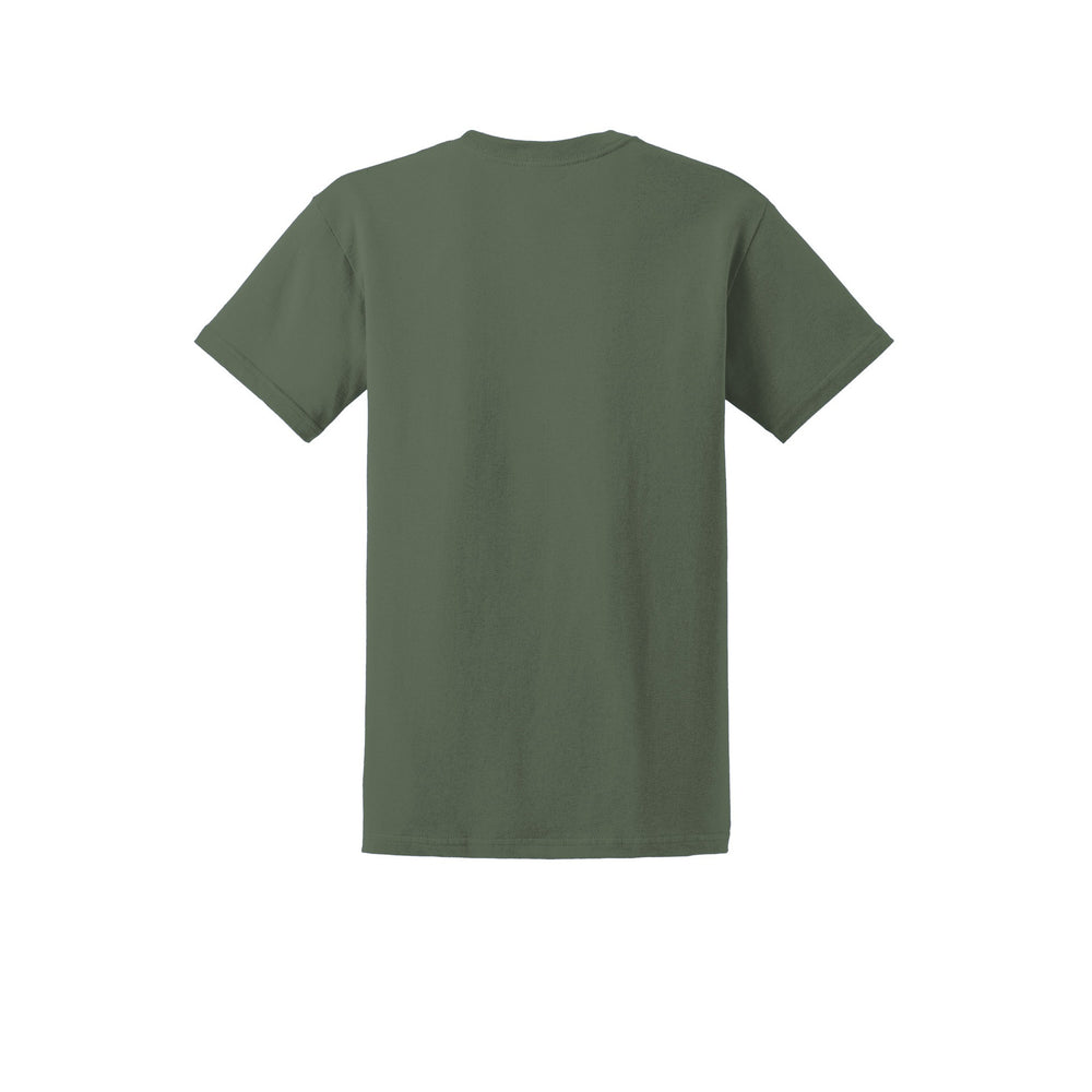 Custom Heavyweight T-Shirts - Military Green (back)