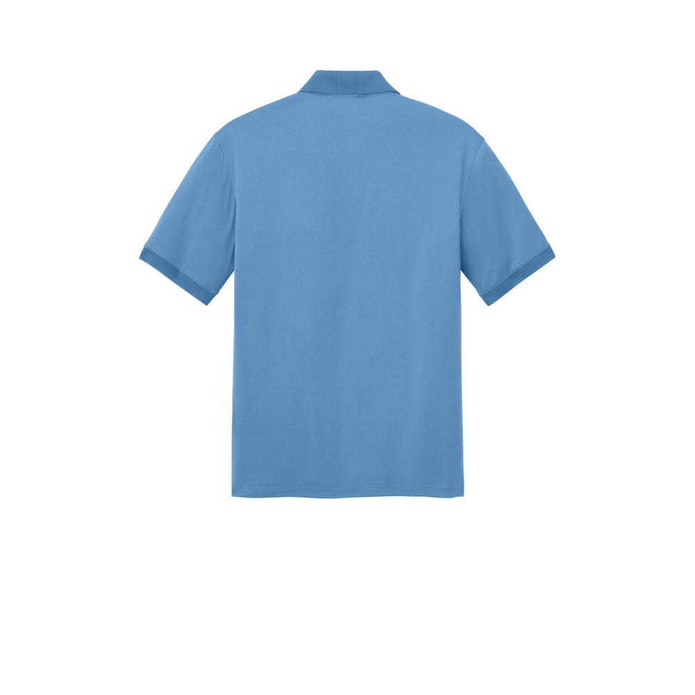 Custom Workwear Polos - Carolina Blue (back)