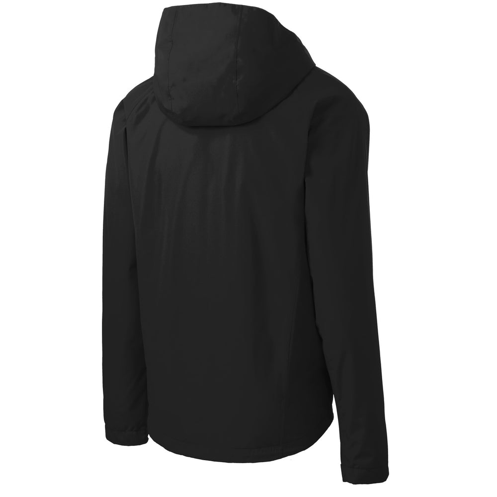 Custom Waterproof Jackets - Black (back)