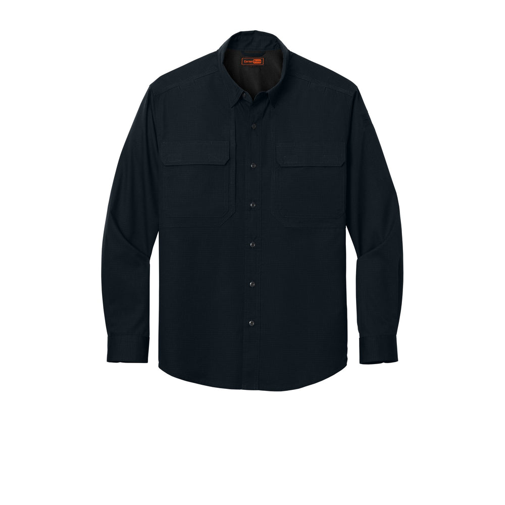 Custom Long Sleeve Tactical Shirts - Navy Blue