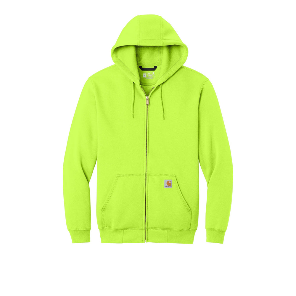 Custom Carhartt Zip Hoodies - Brite Lime
