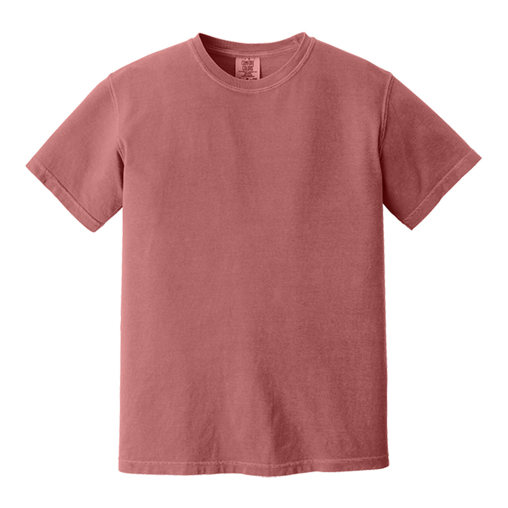 Custom Garment-Dyed Tee - Crimson