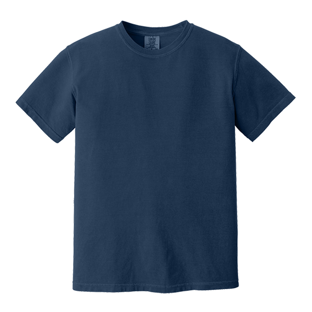 Custom Garment-Dyed Tee - True Navy