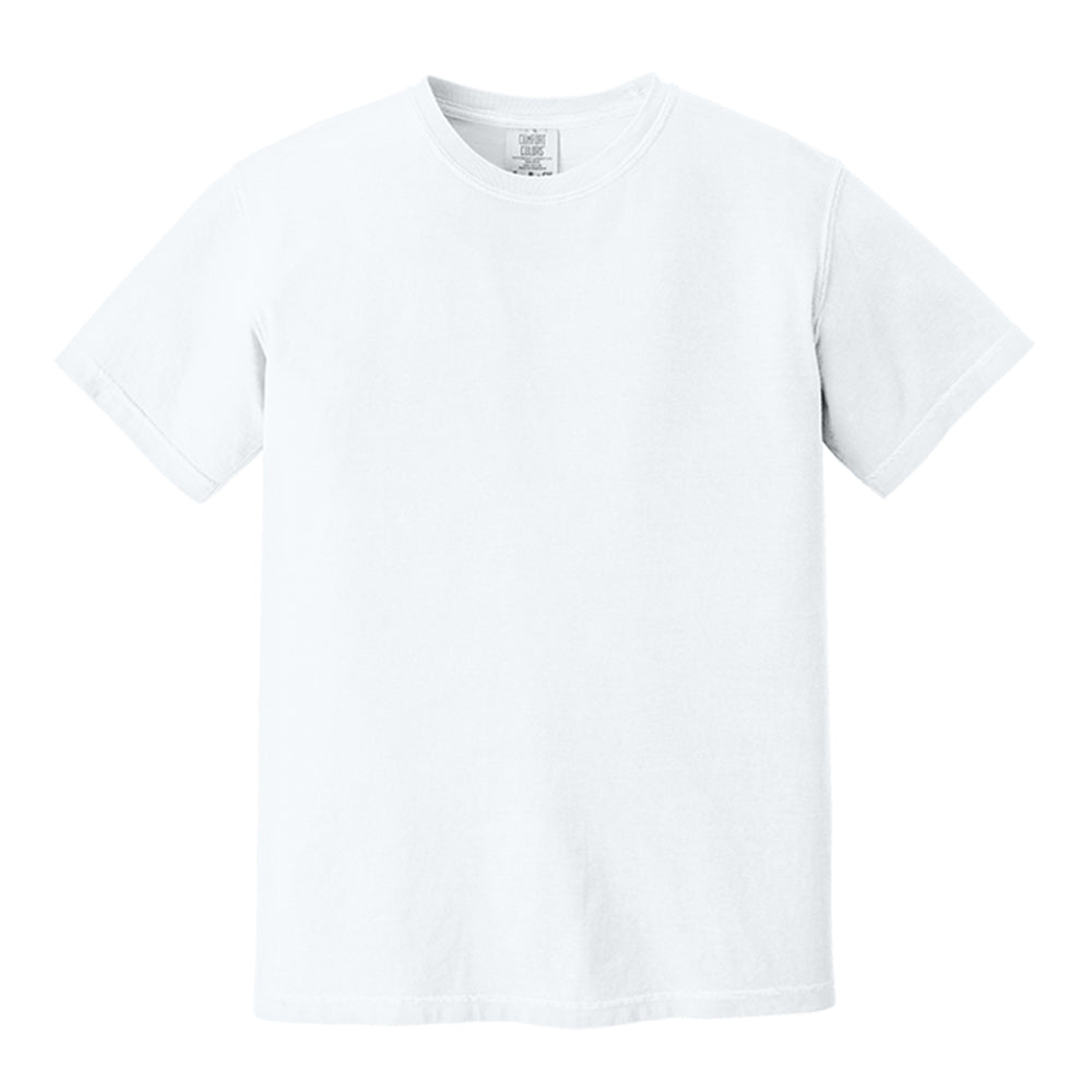 Custom Garment-Dyed Tee - White