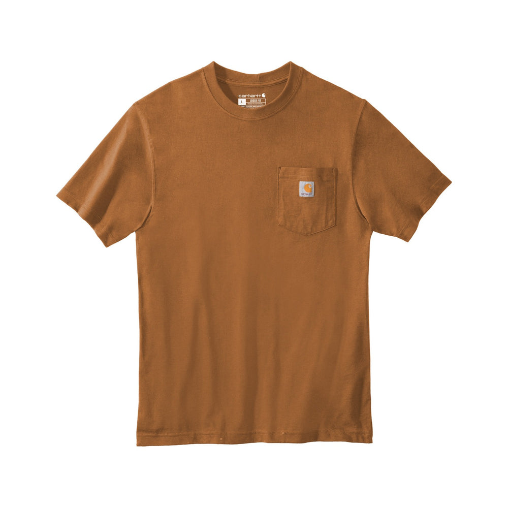 Custom Carhartt Pocket Tees - Carhartt Brown