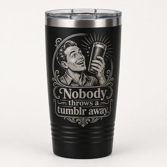 Custom Laser Engraved 20oz Tumbler, Tallahassee FL