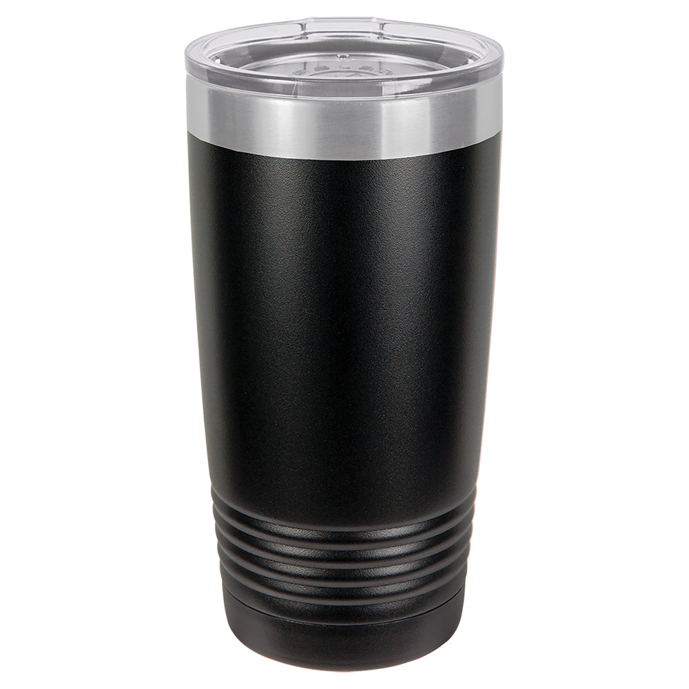 Custom Laser Engraved 20oz Tumbler - Black