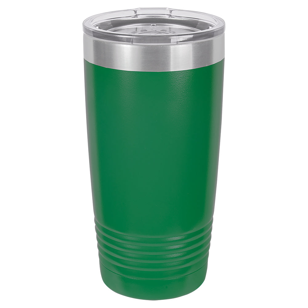 Custom Laser Engraved 20oz Tumbler - Green