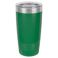 Custom Laser Engraved 20oz Tumbler - Green
