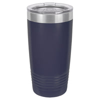 Custom Laser Engraved 20oz Tumbler - Navy Blue