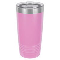Custom Laser Engraved 20oz Tumbler - Light purple