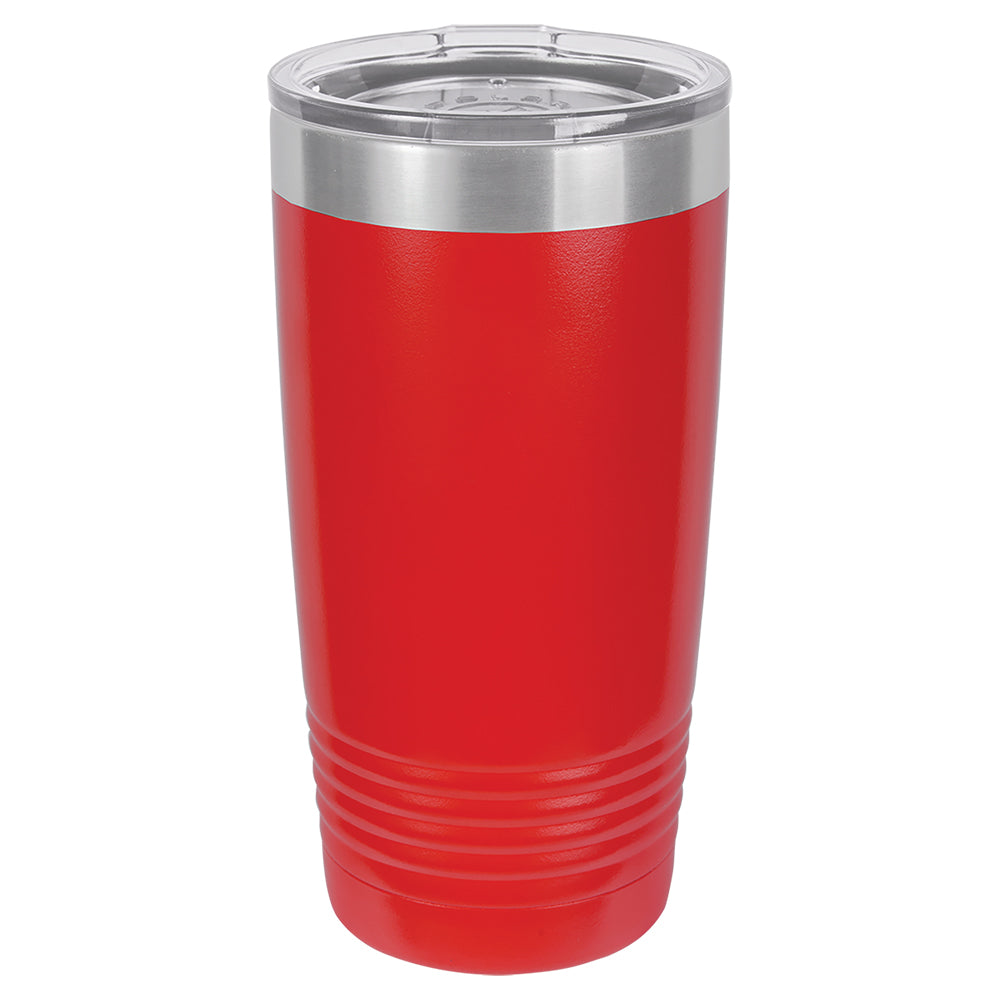 Custom Laser Engraved 20oz Tumbler - Red