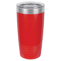 Custom Laser Engraved 20oz Tumbler - Red