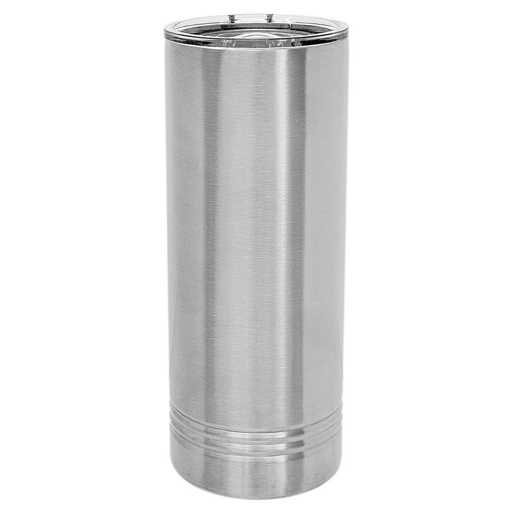 Custom Laser Engraved 22oz Skinny Tumbler - Stainless Steel