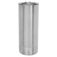 Custom Laser Engraved 22oz Skinny Tumbler - Stainless Steel