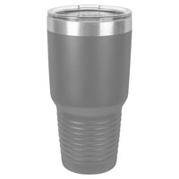 Custom Laser Engraved 30oz Tumbler - Dark Gray