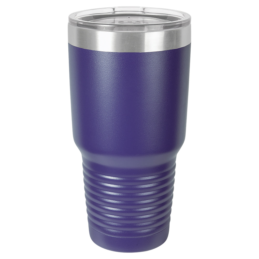 Custom Laser Engraved 30oz Tumbler - Purple