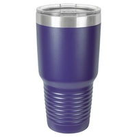 Custom Laser Engraved 30oz Tumbler - Purple