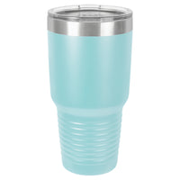 Custom Laser Engraved 30oz Tumbler - Light Blue