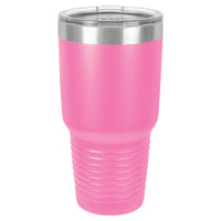Custom Laser Engraved 30oz Tumbler - Pink