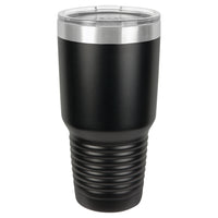 Custom Laser Engraved 30oz Tumbler - Black