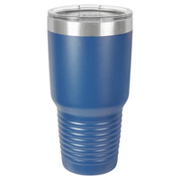 Custom Laser Engraved 30oz Tumbler - Royal Blue