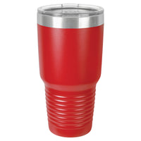 Custom Laser Engraved 30oz Tumbler - Red