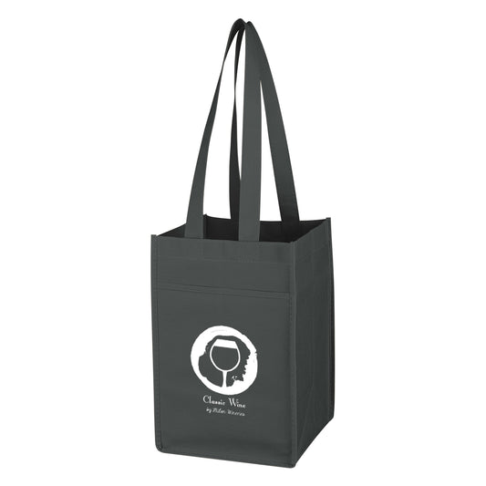 Non-Woven 4 Bottle Recycled Wine Tote Bag