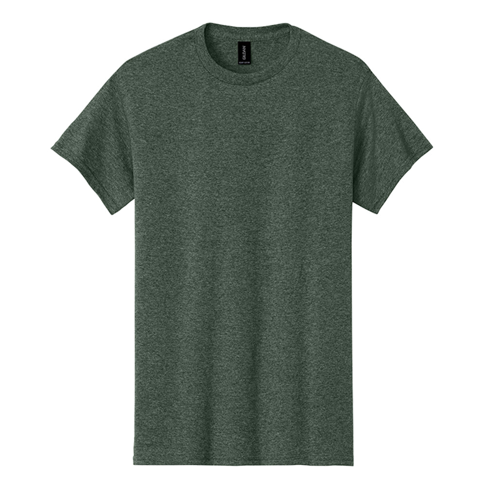 The Everyday Cotton Tee - Heather Military Green