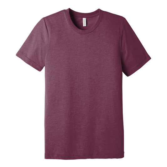 Custom Tri-Blend Tee - Maroon