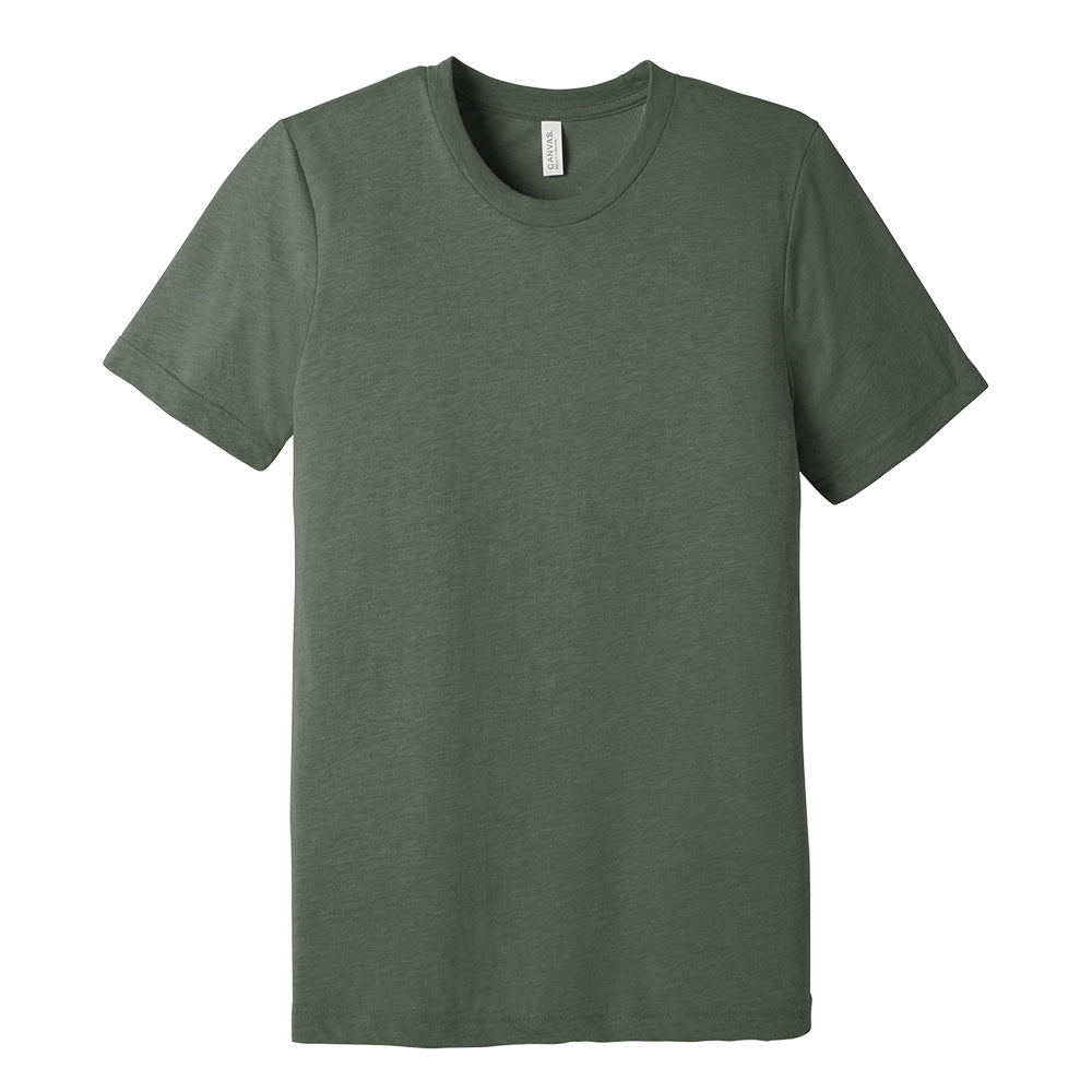 Custom Tri-Blend Tee - Military Green