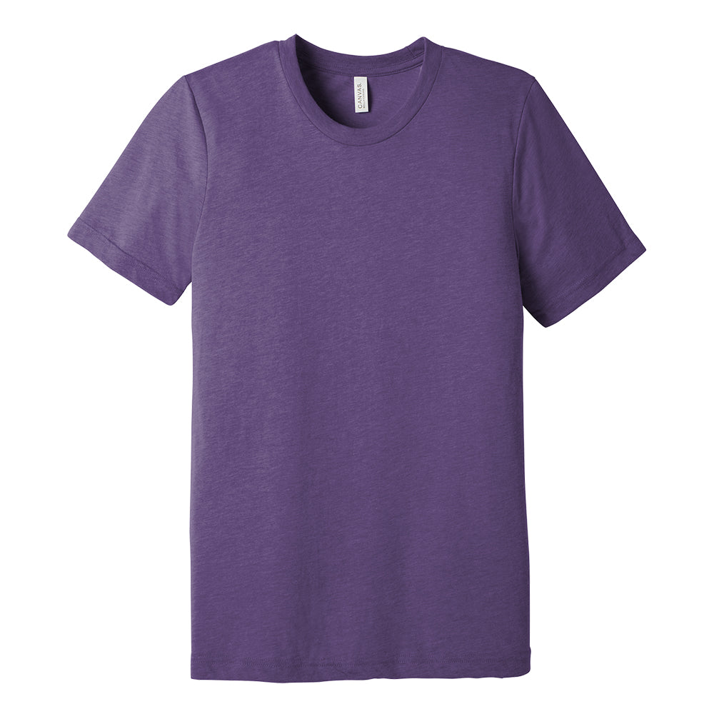 Custom Tri-Blend Tee - Purple