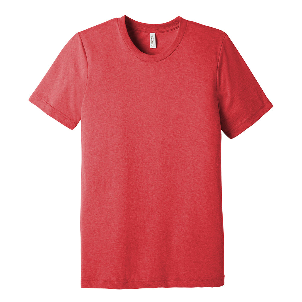 Custom Tri-Blend Tee - Red