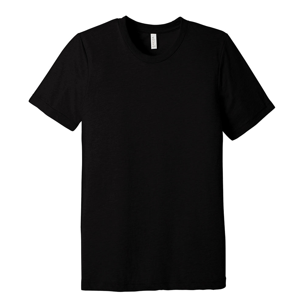 Custom Tri-Blend Tee - Solid Black