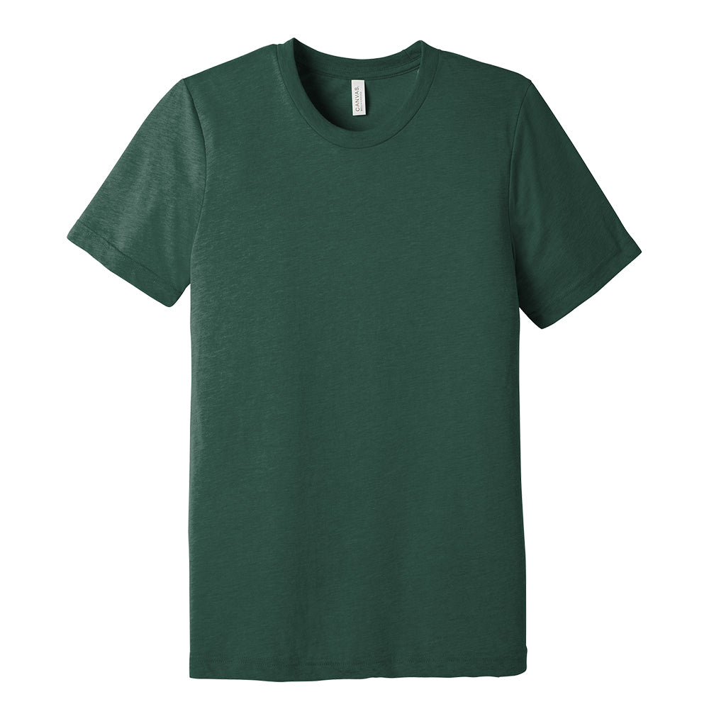 Custom Tri-Blend Tee - Solid Forest