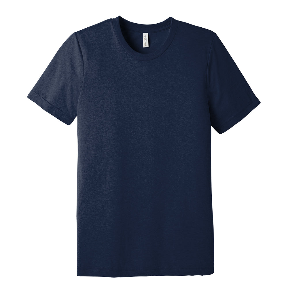 Custom Tri-Blend Tee - Solid Navy