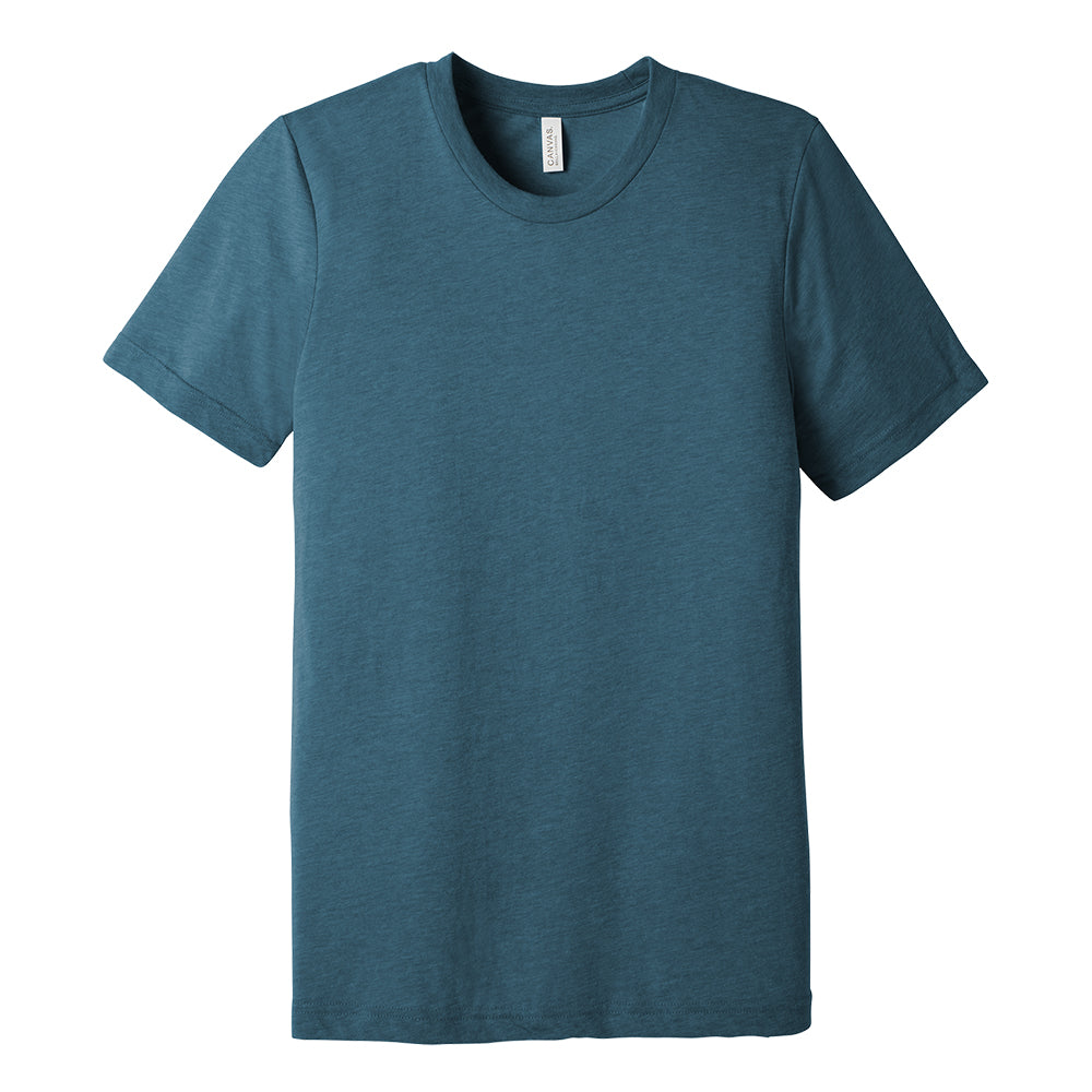 Custom Tri-Blend Tee - Steel Blue
