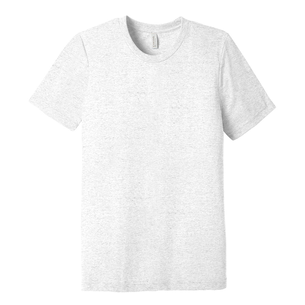 Custom Tri-Blend Tee - White Fleck