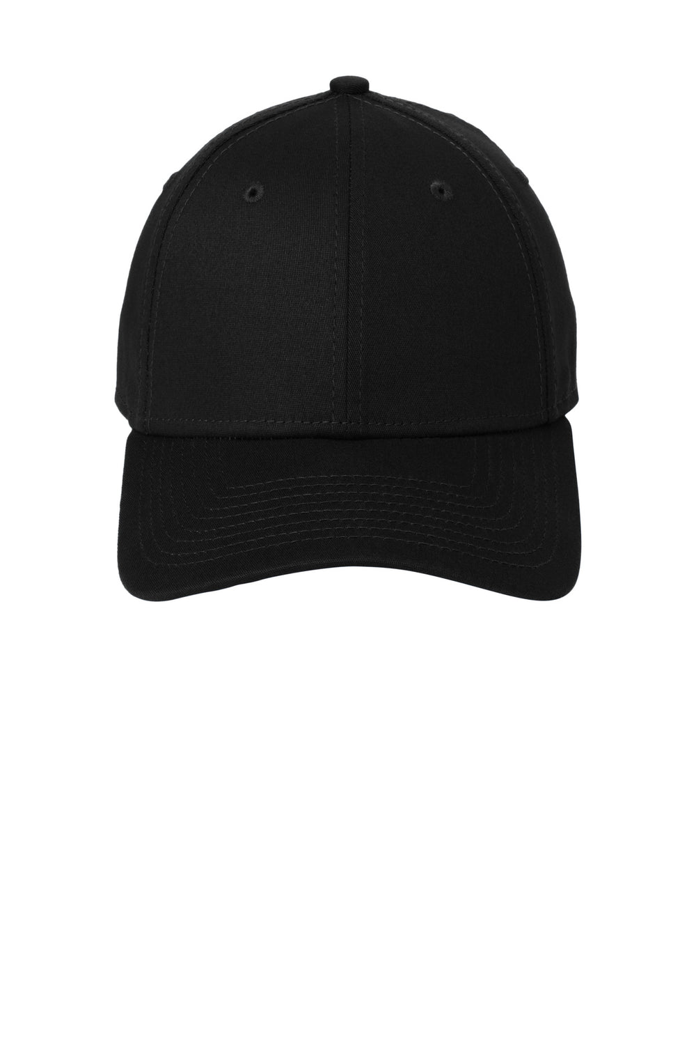Custom New Era 39THIRTY Leather Patch Hats - Black