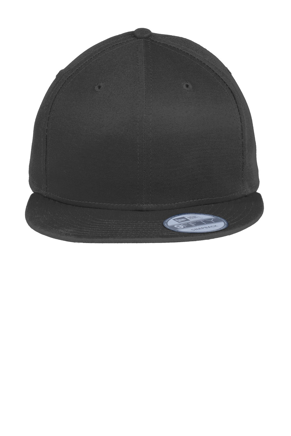 Custom New Era 9FIFTY Snapback Leather Patch Hats - Black