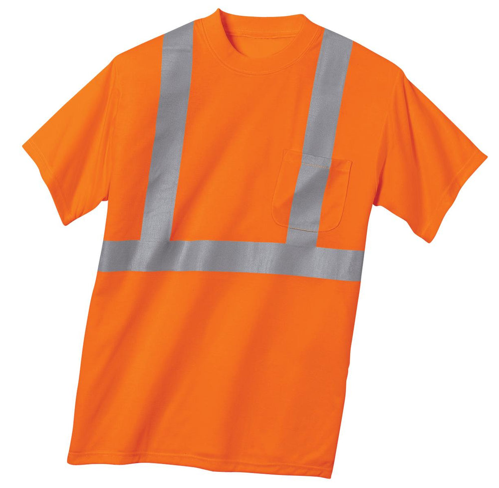Custom Hi-Vis Safety Shirts - Safety Orange