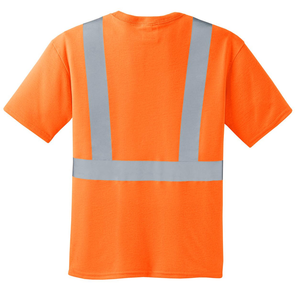 Custom Hi-Vis Safety Shirts - Safety Orange