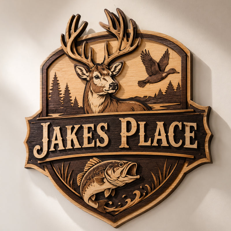 Custom Dimensional Wood Signs - Midtown Print Co. Tallahassee
