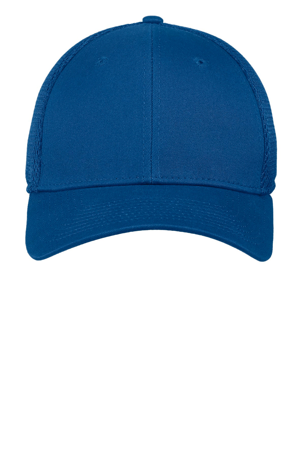 Custom New Era Diamond Era Stretch Leather Patch Hats - Royal / Royal