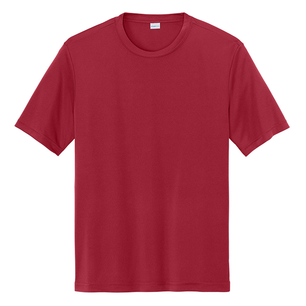 Custom Performance Dry-Fit T-Shirt - Deep Red