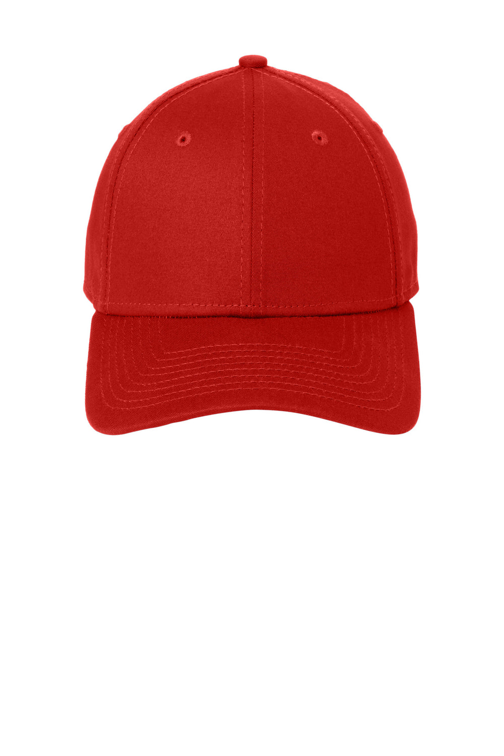 Custom New Era 39THIRTY Leather Patch Hats - Scarlet Red