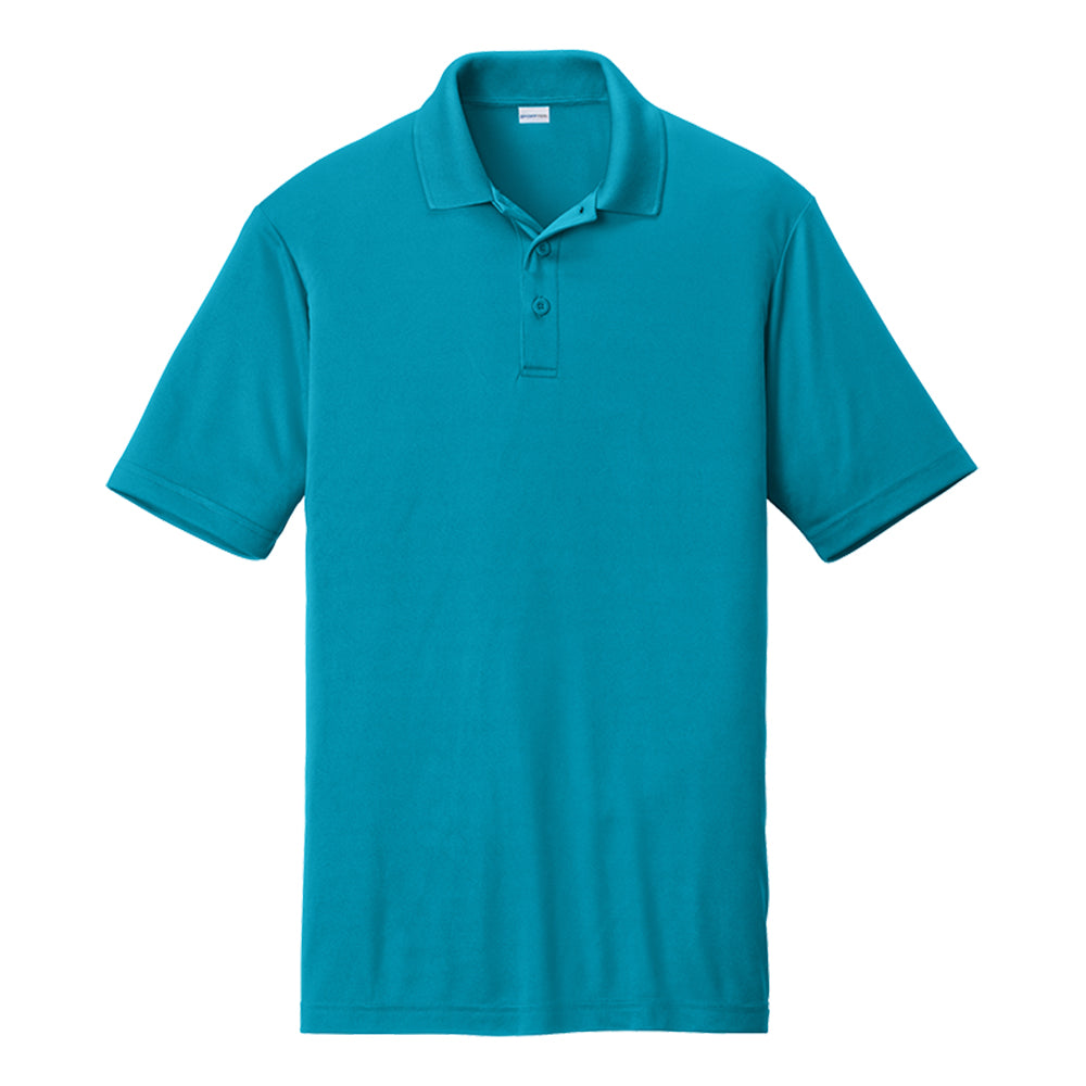Custom Dry-Fit Performance Polo - Atomic Blue