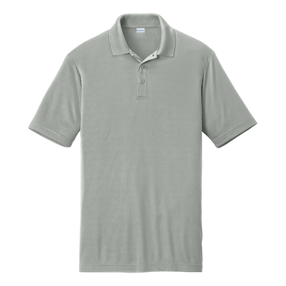 Custom Dry-Fit Performance Polo - Silver